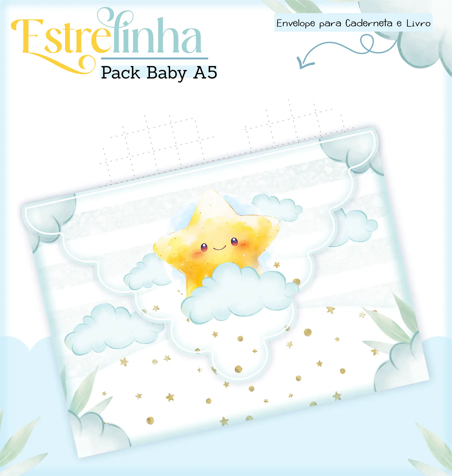 Arquivo Encadernação Baby Estrelinha Menino 17