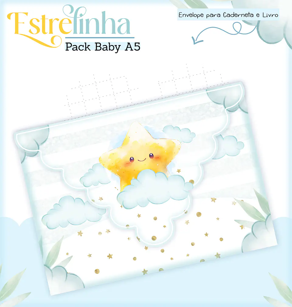 Arquivo Encadernação Baby Estrelinha Menino 17