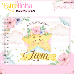 Arquivo Encadernação Baby Estrelinha Menina