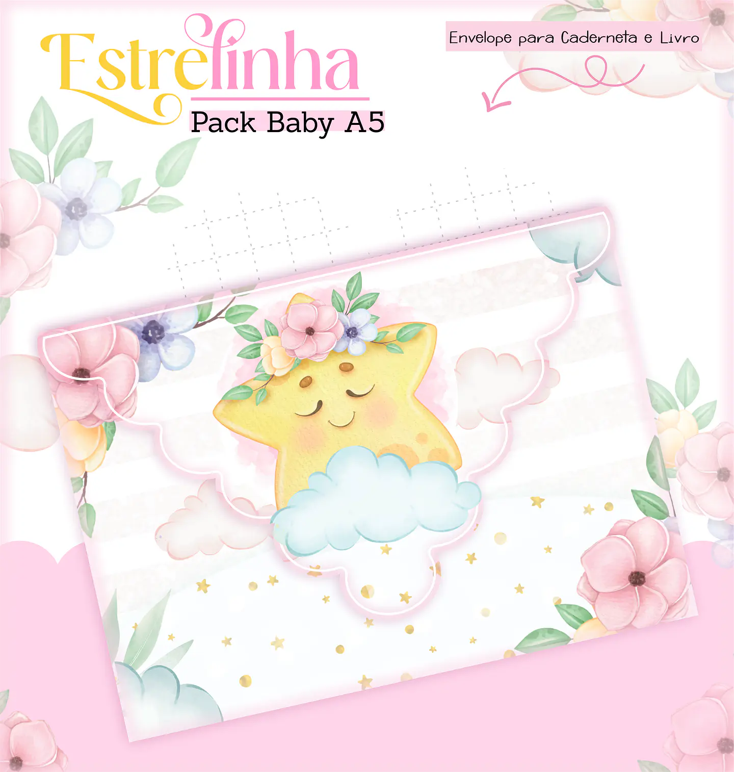 Arquivo Encadernação Baby Estrelinha Menina 8
