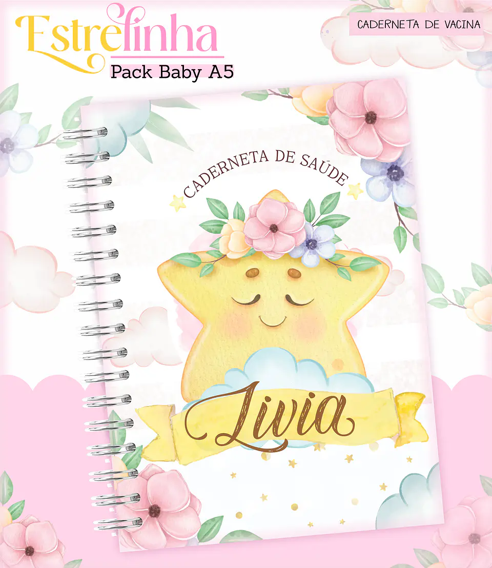 Arquivo Encadernação Baby Estrelinha Menina 17