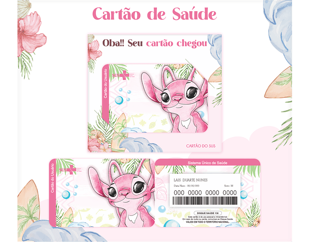 Arquivo Kit Encadernação Stitch e Angel