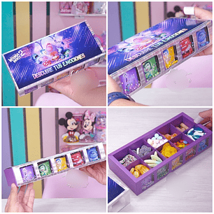 Arquivo de Corte Caixa Doces com Divisórias Divertidamente