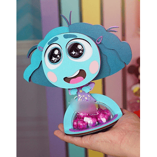 Arquivo de Corte Porta Doces Bola Acrilica - Divertidamente Inveja