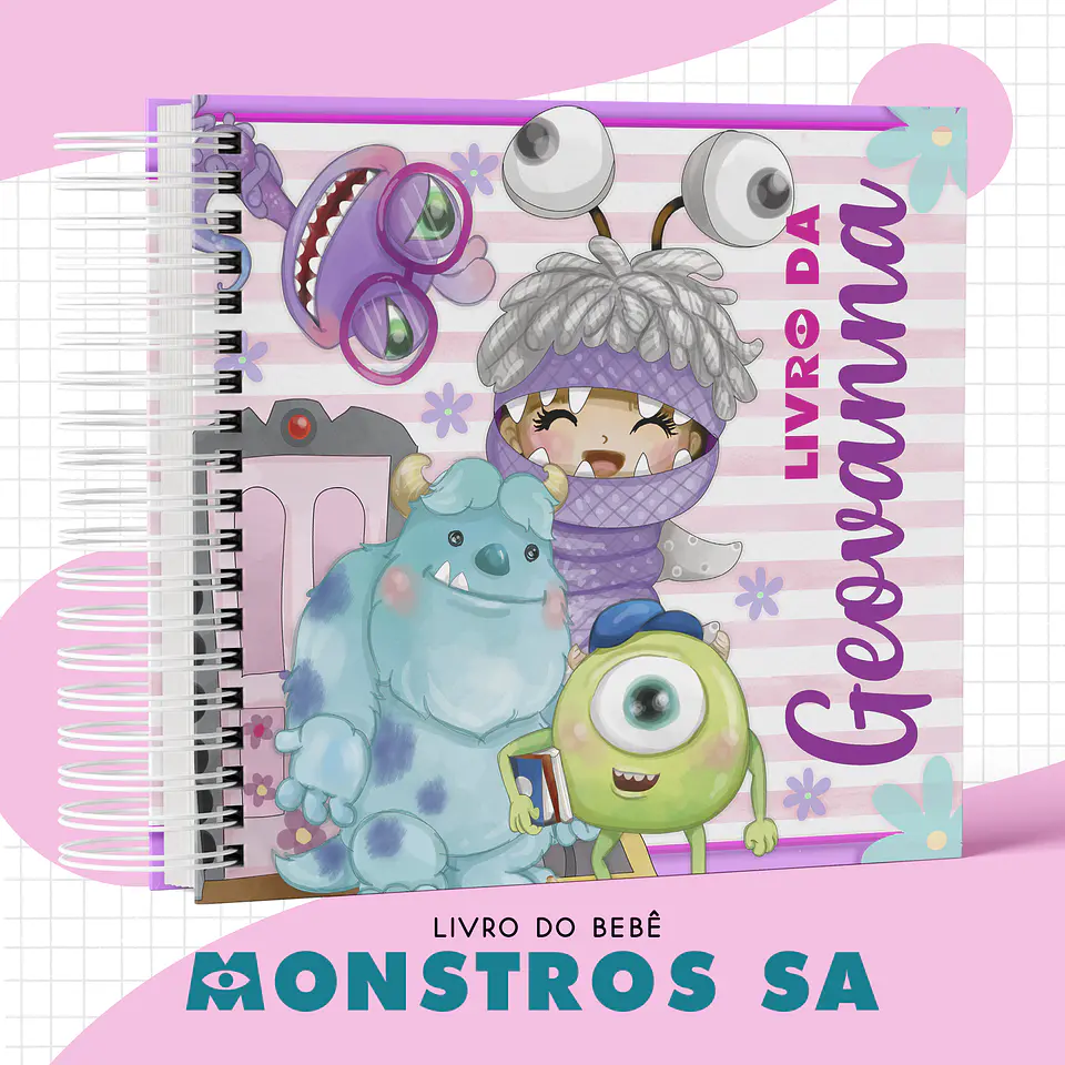 Arquivo Encadernação Baby Monstros SA 3