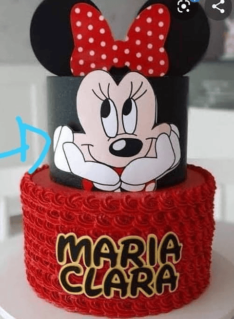 Arquivo de Corte Topo MInnie