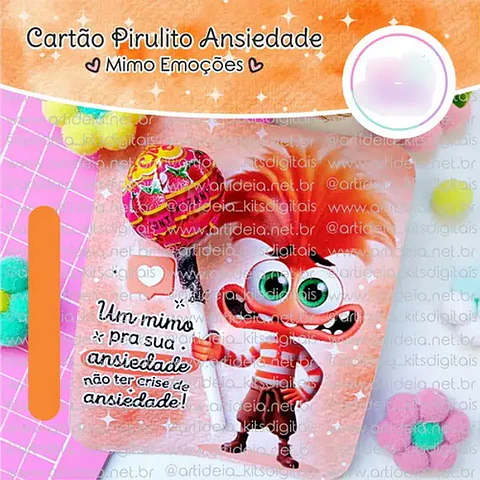 Arquivo Divertidamente Card Pirulito Ansiedade
