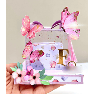 Arquivo de Corte Caixa Cubo Acetao Bluma - SOMENTE MOLDE