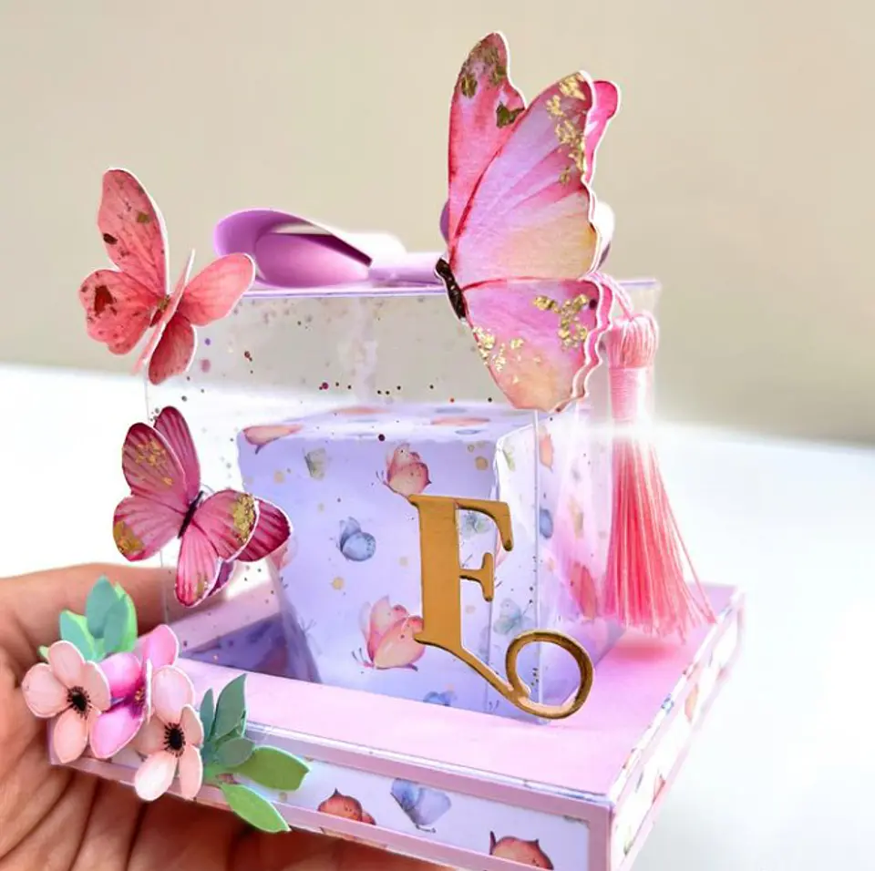 Arquivo de Corte Caixa Cubo Acetao Bluma - SOMENTE MOLDE 3