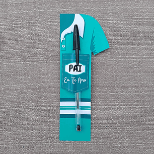 Arquivo Card Porta Caneta Pai te Amo