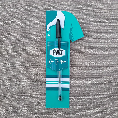 Arquivo Card Porta Caneta Pai te Amo