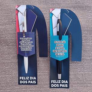 Arquivo Card Porta Caneta Terno Dia dos Pais