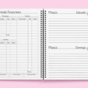 Arquivo Encadernação Miolo Neutro Agenda 2025 2DPP - Tha Moni