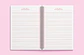 Arquivo Miolos Pautados Caderno - Rosa, Verde, Amarelo e Cinza - Thumbnail 1