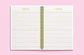 Arquivo Miolos Pautados Caderno - Rosa, Verde, Amarelo e Cinza - Thumbnail 2