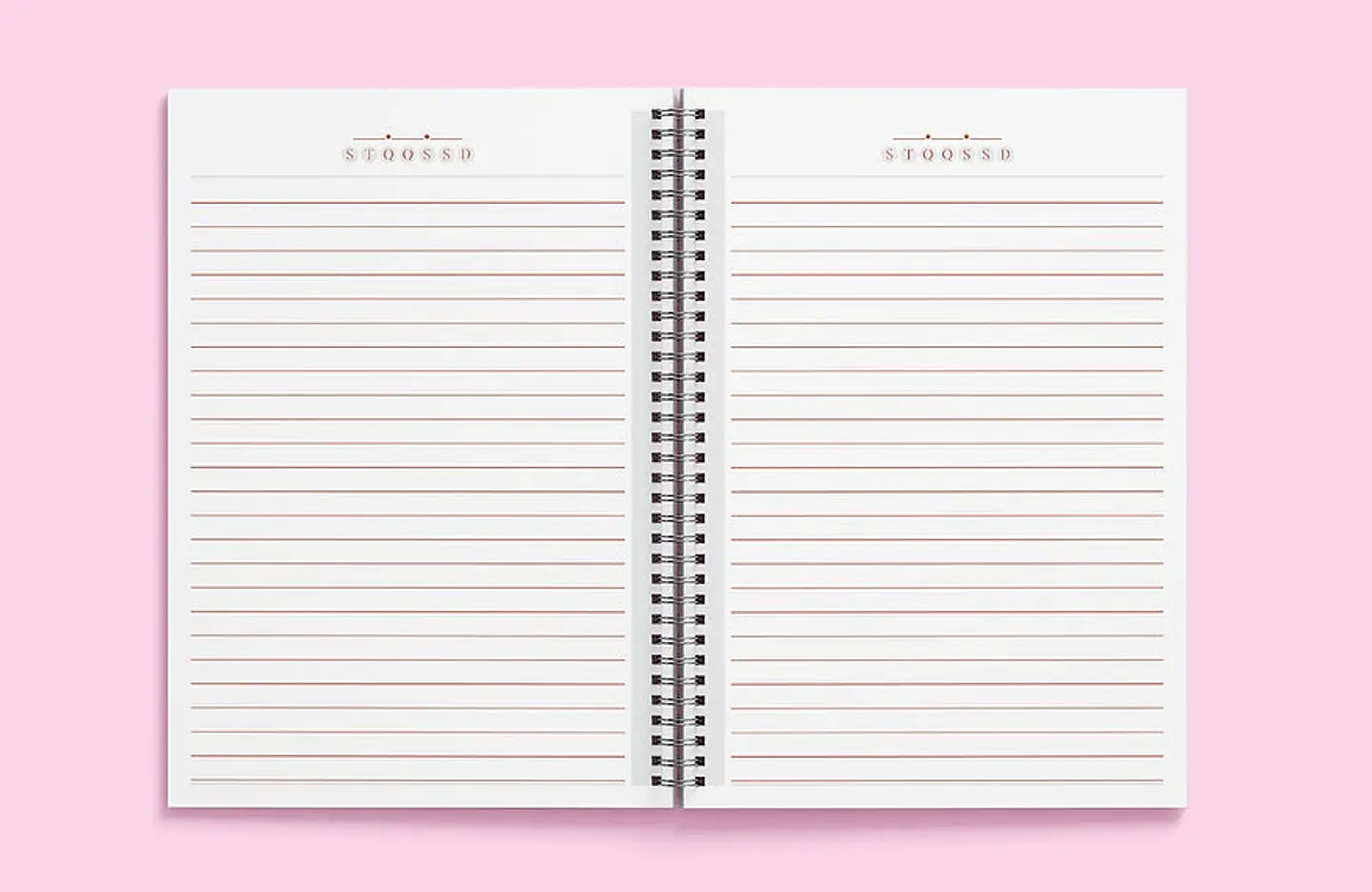 Arquivo Miolos Pautados Caderno - Rosa, Verde, Amarelo e Cinza 4