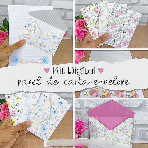 Arquivo Papel de Carta + Envelope
