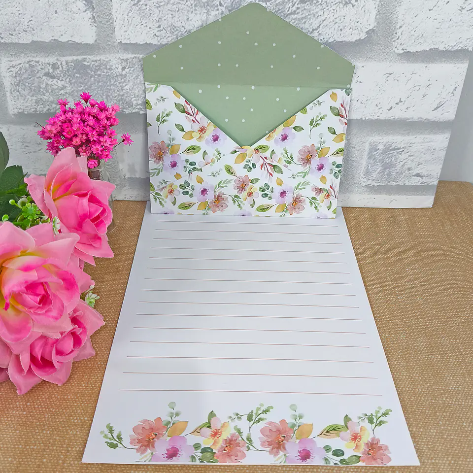 Arquivo Papel de Carta + Envelope 5