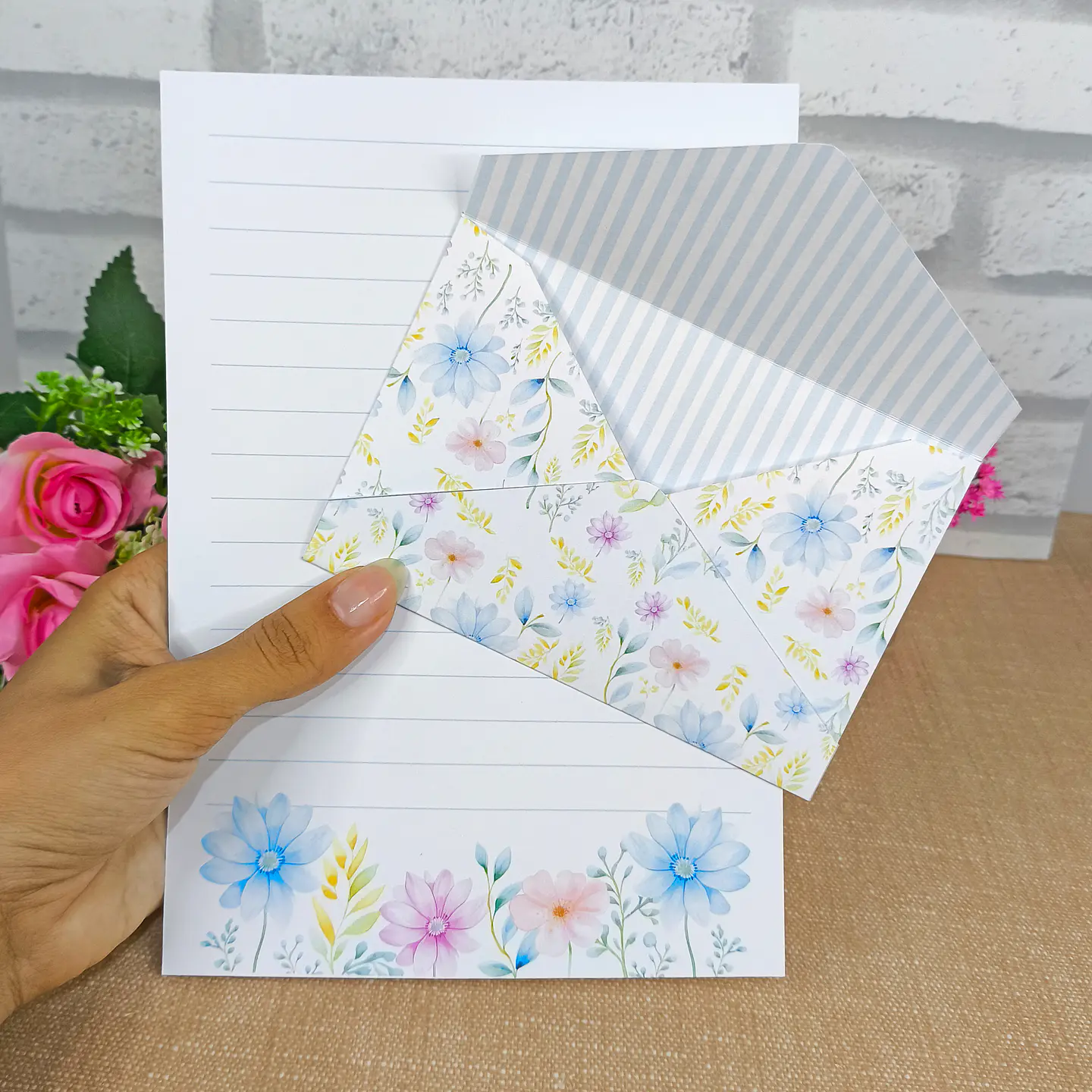 Arquivo Papel de Carta + Envelope 9