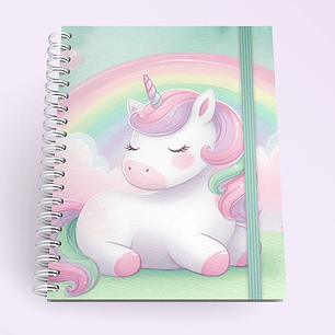 Arquivo Caderno A5 Unicórnio
