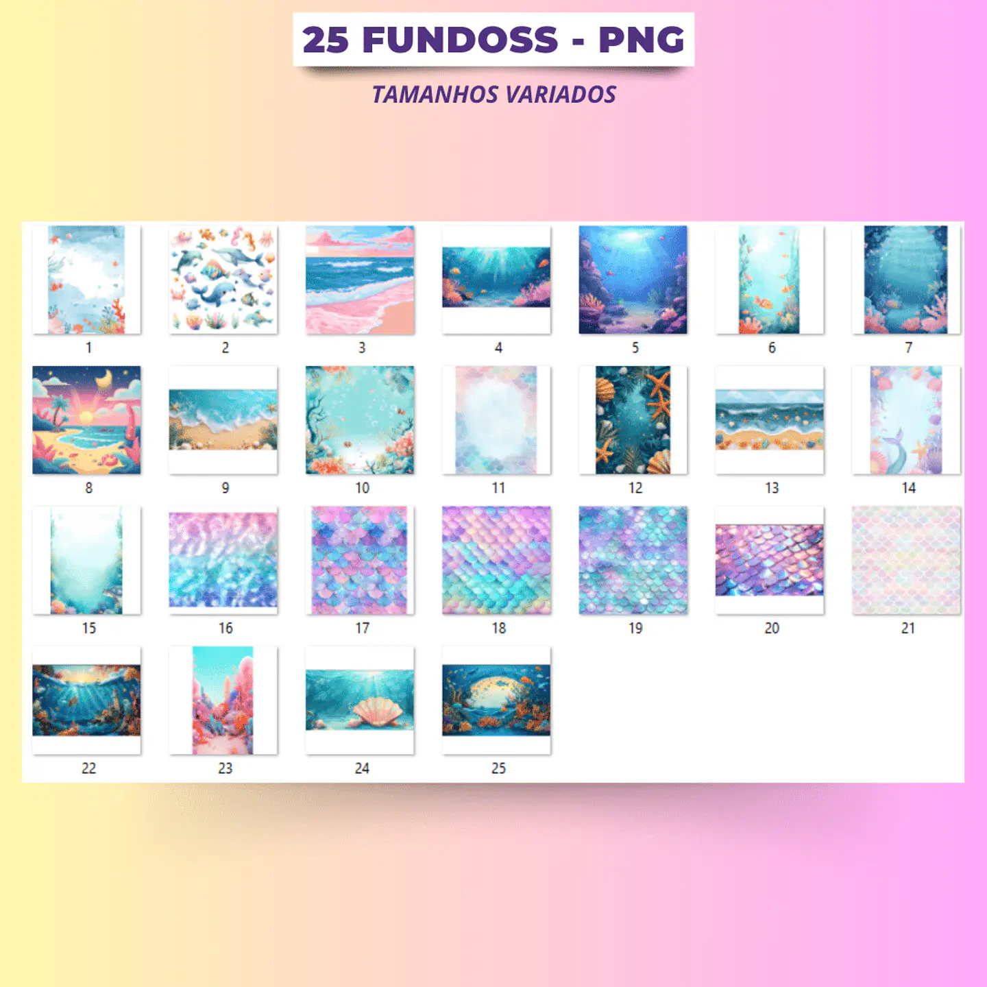Kit Digital Sereias 3