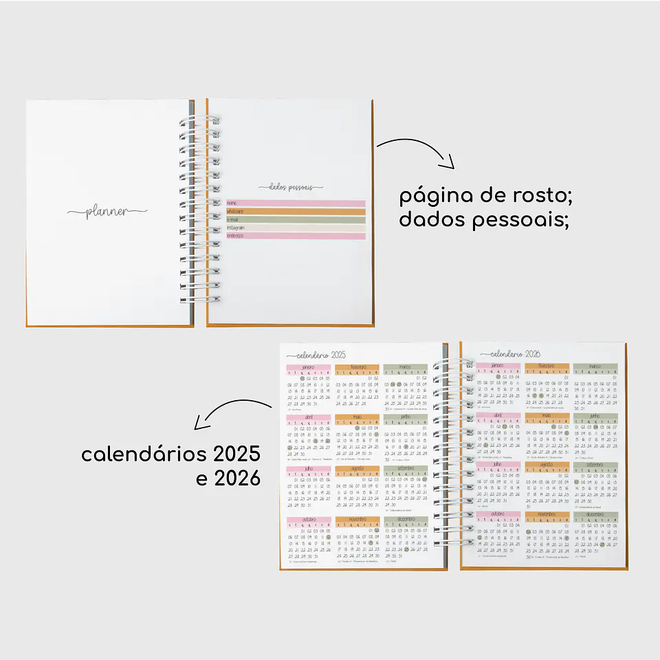 Arquivo Encadernação Combão Agendas e Planners Permanente - GE 7