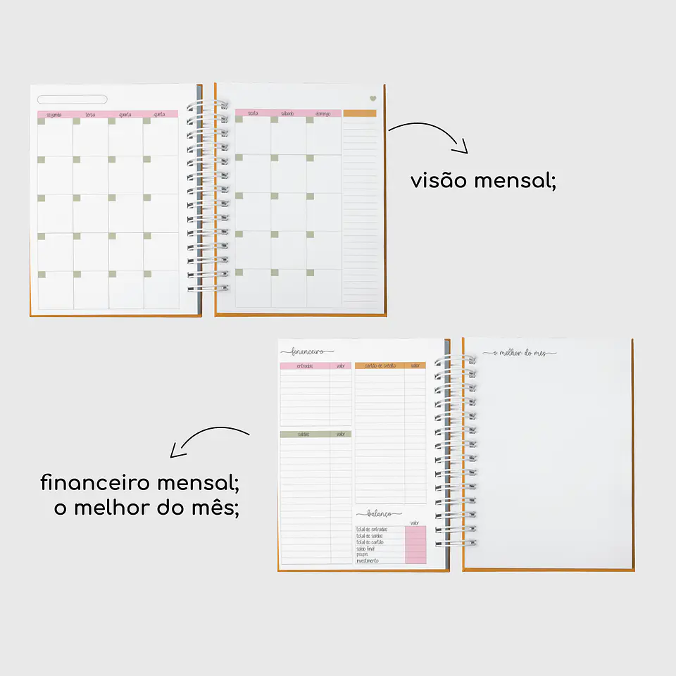 Arquivo Encadernação Combão Agendas e Planners Permanente - GE 19
