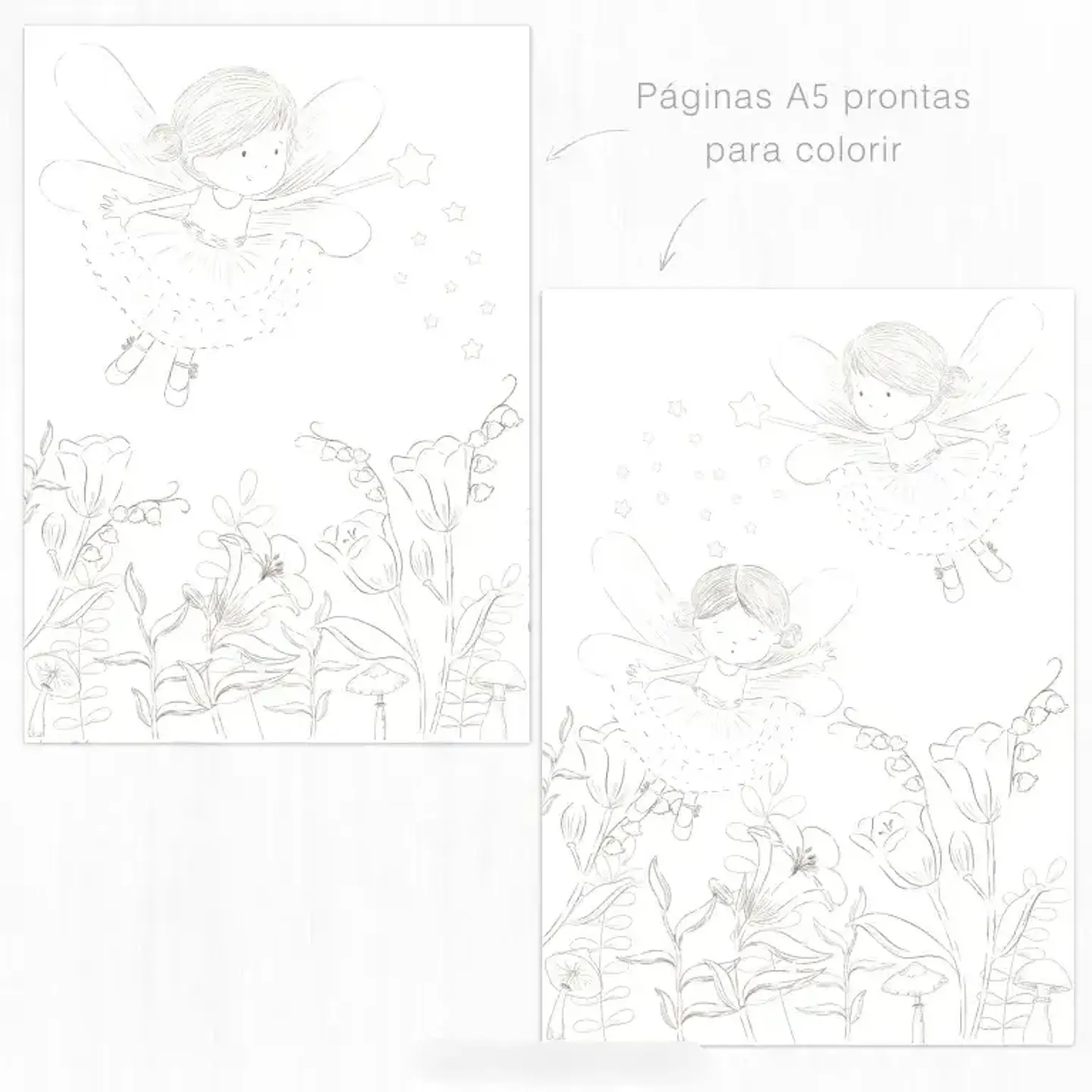 Kit Digital Mundo da Fantasia - Para Colorir 4