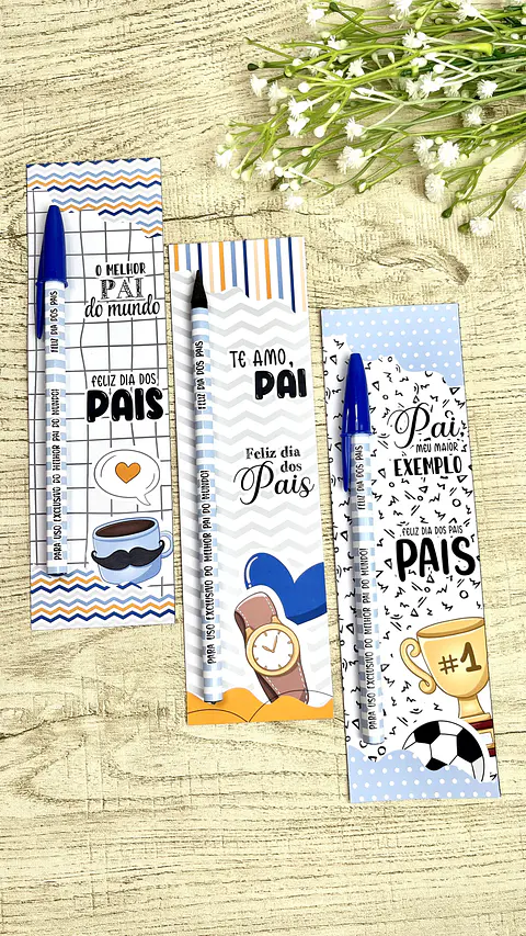Arquivo Card Lapis ou Caneta Dia dos Pais