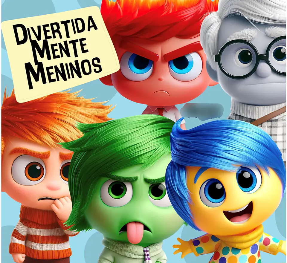 Kit Digital Divertidamente Meninos 1