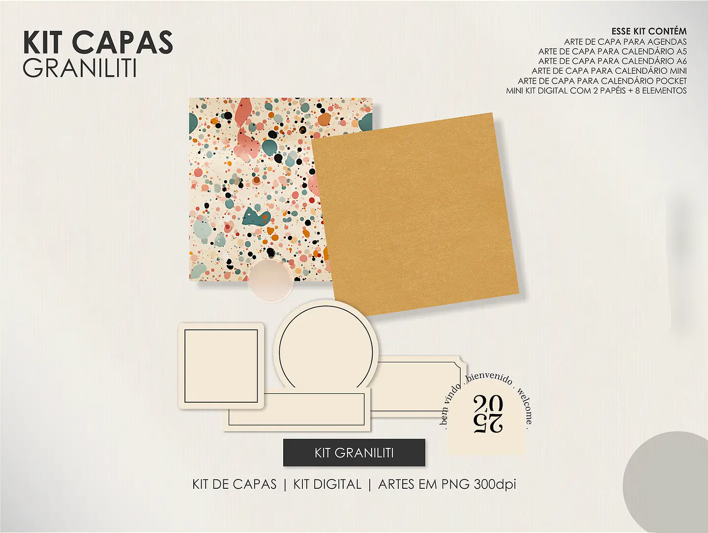 Arquivo Encadernação Super Combo Agendas 2025 + Calendários + Kit Capas 2025 - LÊ 7