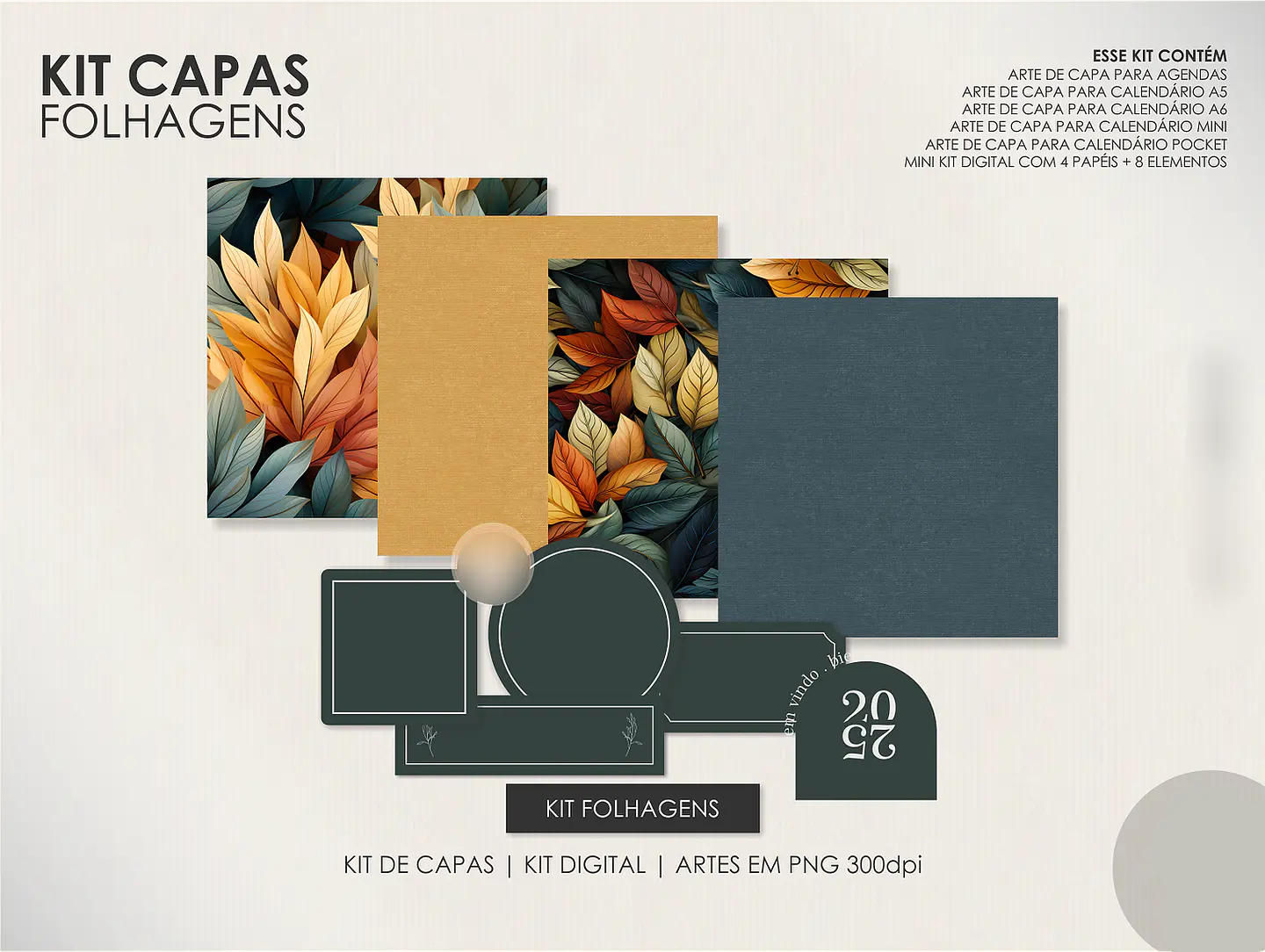 Arquivo Encadernação Super Combo Agendas 2025 + Calendários + Kit Capas 2025 - LÊ 10