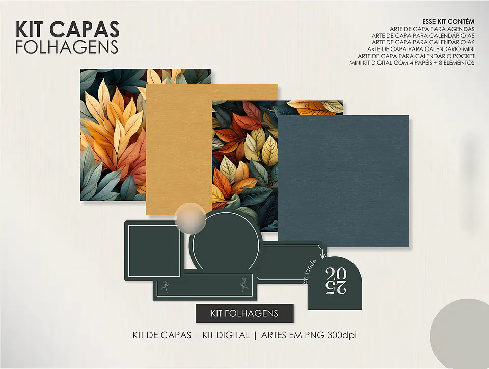 Arquivo Encadernação Super Combo Agendas 2025 + Calendários + Kit Capas 2025 - LÊ 10