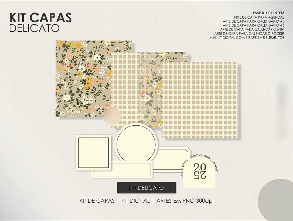 Arquivo Encadernação Super Combo Agendas 2025 + Calendários + Kit Capas 2025 - LÊ 14