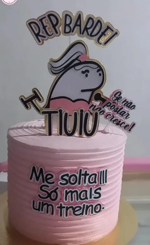 Arquivo de Corte Topo de Bolo Flork Academia Fitness