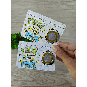 Arquivo Card Moedinha de Chocolate Dia dos Pais