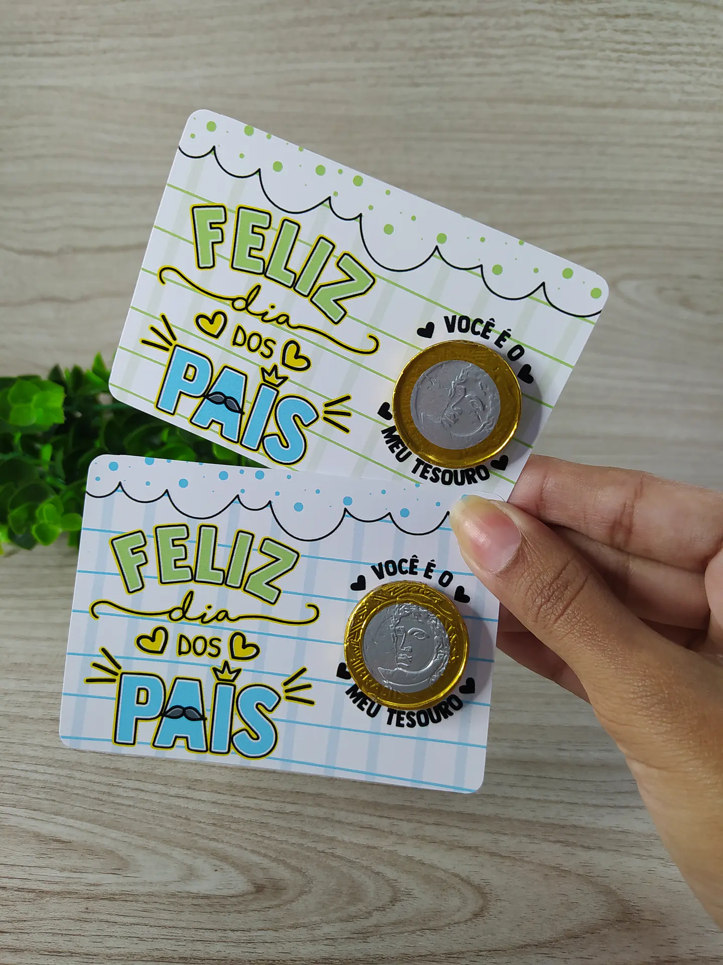 Arquivo Card Moedinha de Chocolate Dia dos Pais 1