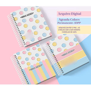 Arquivo Encadernação Agenda Permanente Collors 1DPP - RAFA