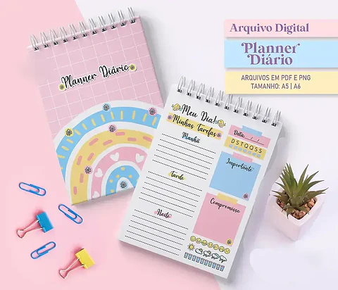 Arquivo Planner Diário Candy - RAFA