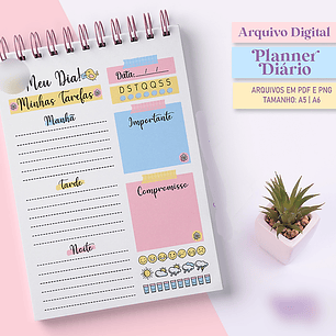 Arquivo Planner Diário Candy - RAFA