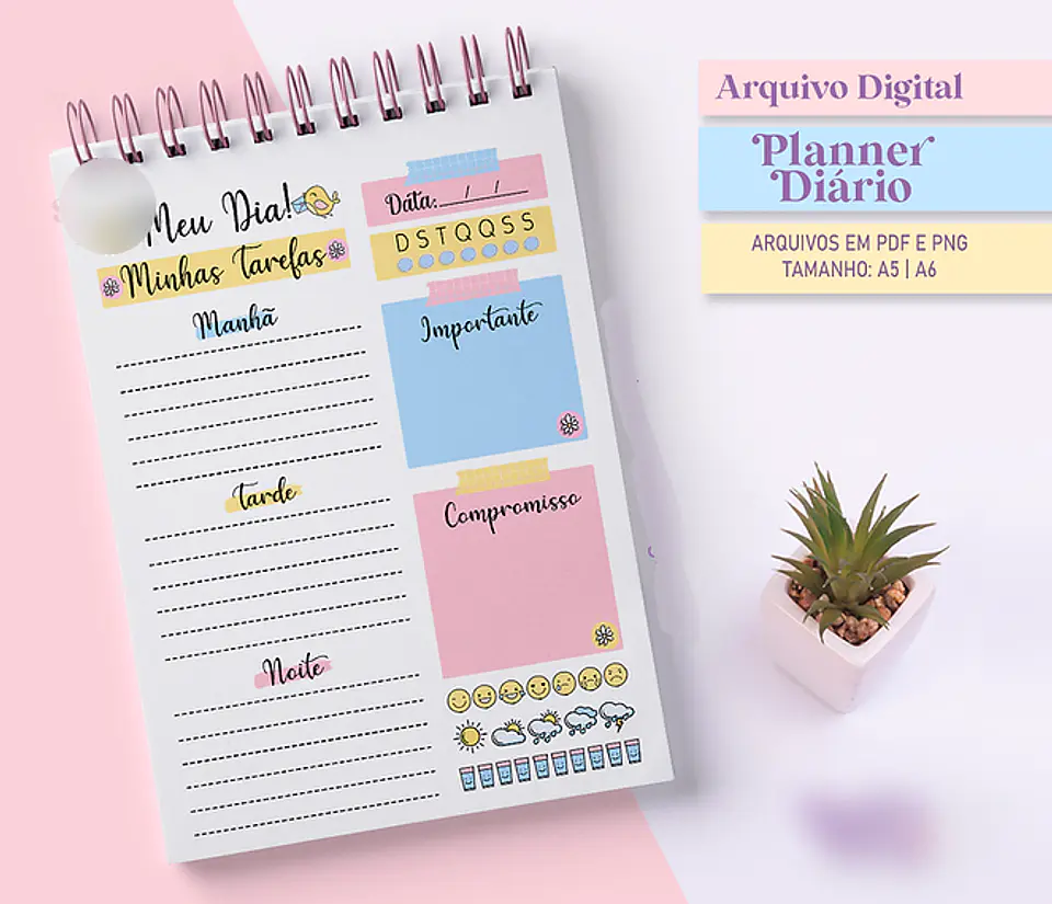 Arquivo Planner Diário Candy - RAFA 2