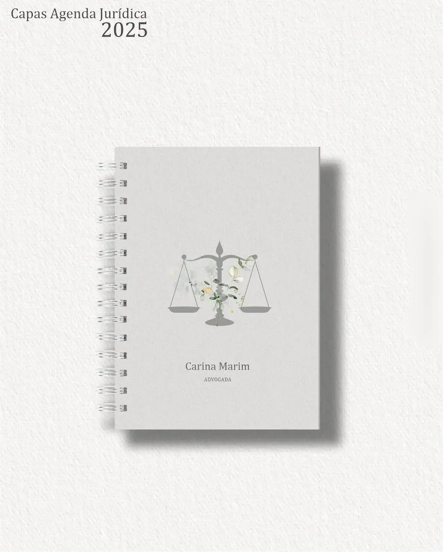 Arquivo Combo 6 capas A5 para Agenda Jurídica 2025 - Carinas 2