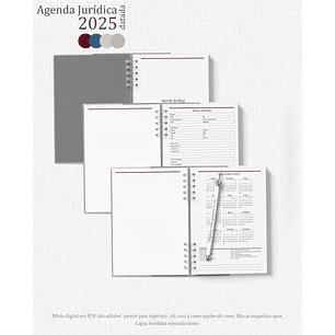 Arquivo Combo 4 miolos digitais Agenda Jurídica 2025 - Carinas