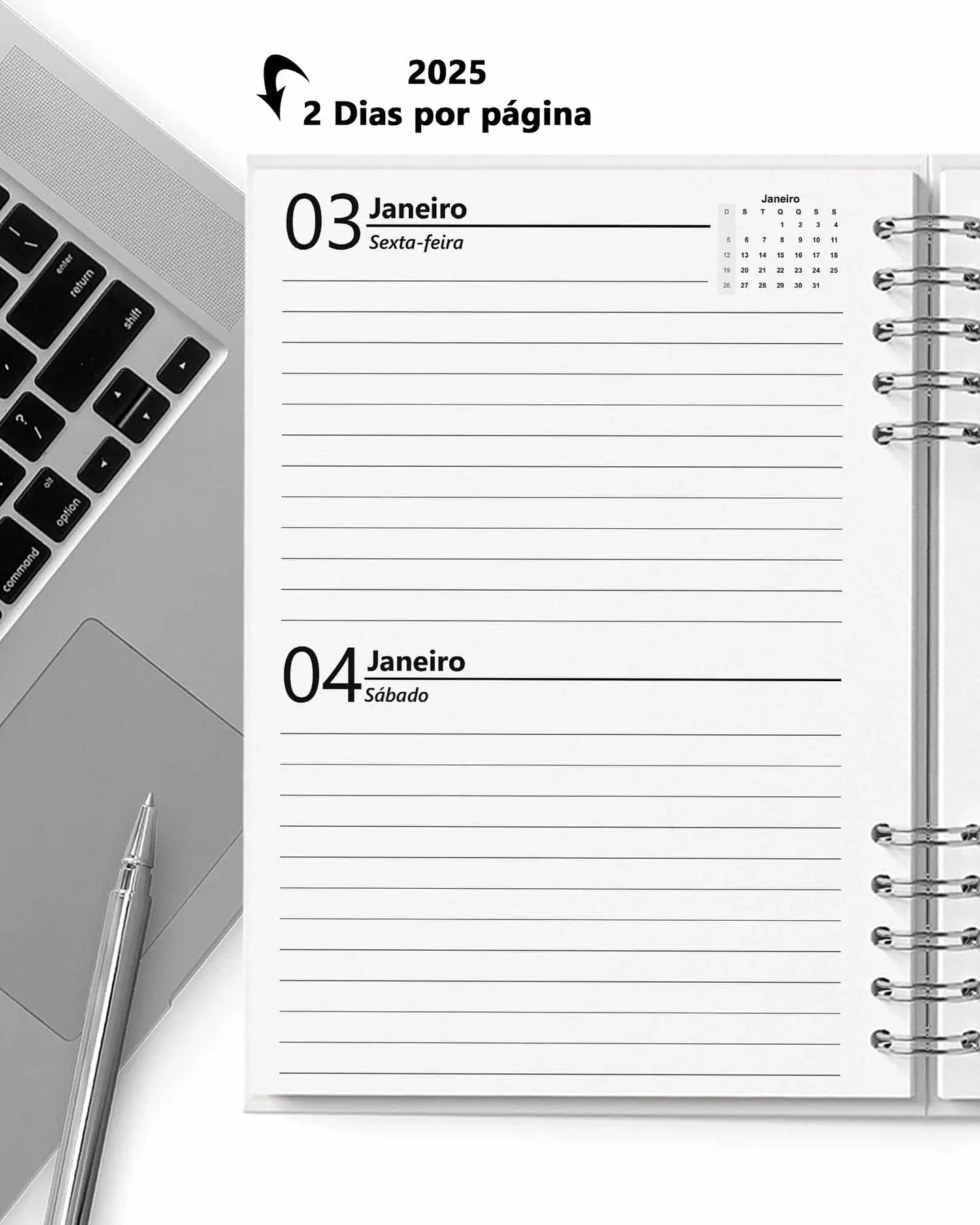 Arquivo Super Combo 10 Agendas 2025 e Permanente Masculina com 5 Modelos de Capa - Bicho 14