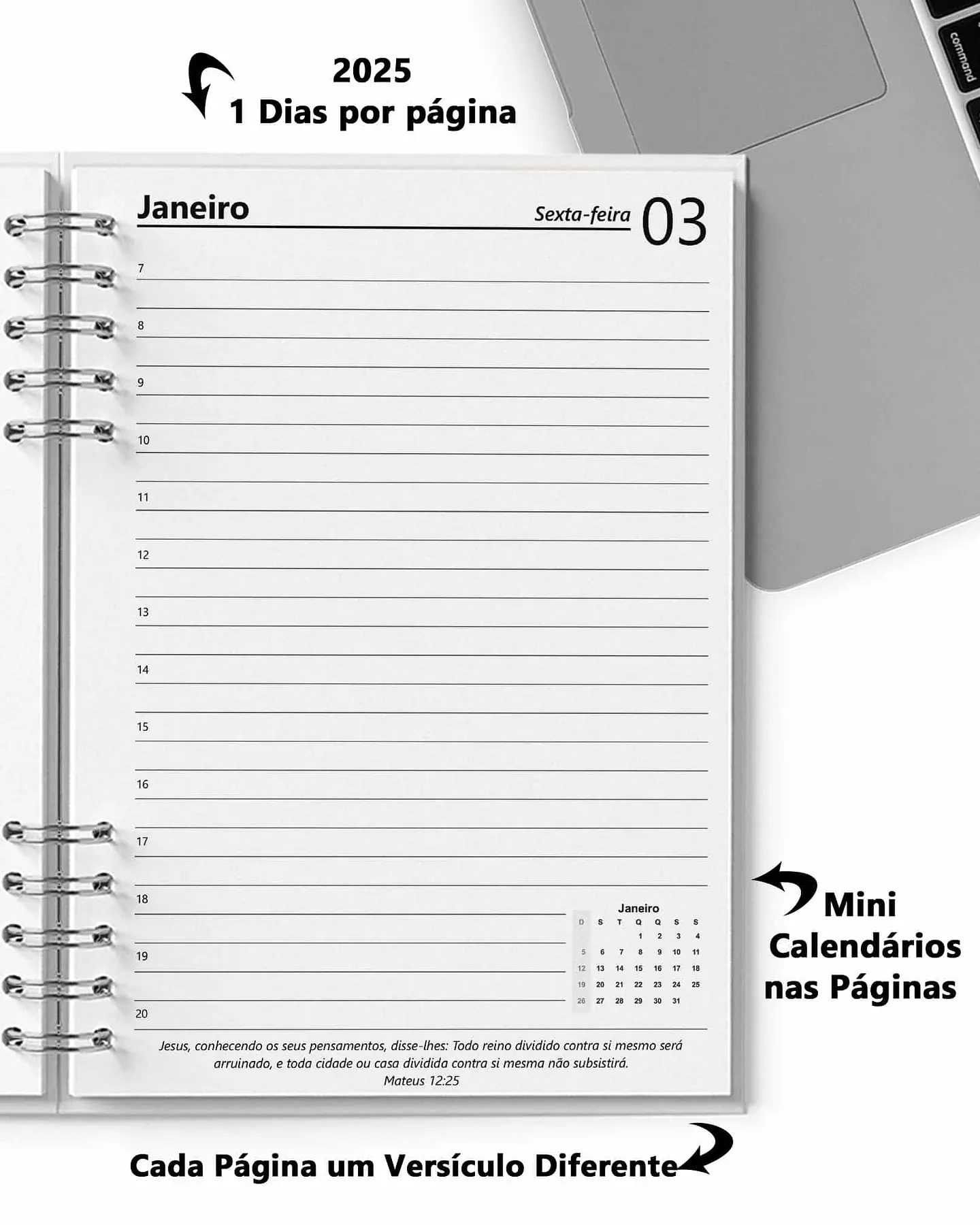 Arquivo Super Combo 10 Agendas 2025 e Permanente Masculina com 5 Modelos de Capa - Bicho 15