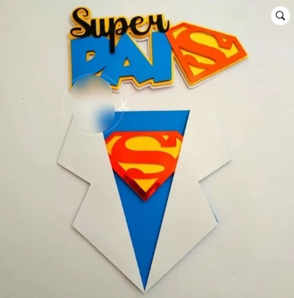 Arquivo Topo de Bolo Dia dos Pais Surper Herói 1