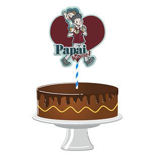 Arquivo Topo de Bolo Dia dos Pais Te Amo