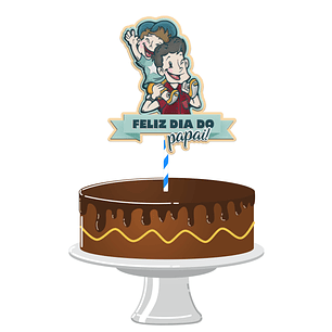 Arquivo Topo de Bolo Dia dos Pais Feliz Dia Papai