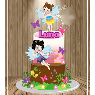 Arquivo Topo de Bolo Jardim das Fadas