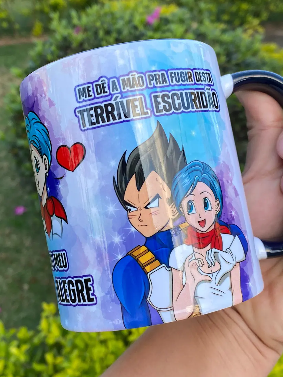 Arquivo Caneca Bulma e Vegeta - Seu Sorriso é tão Resplandescente... 3